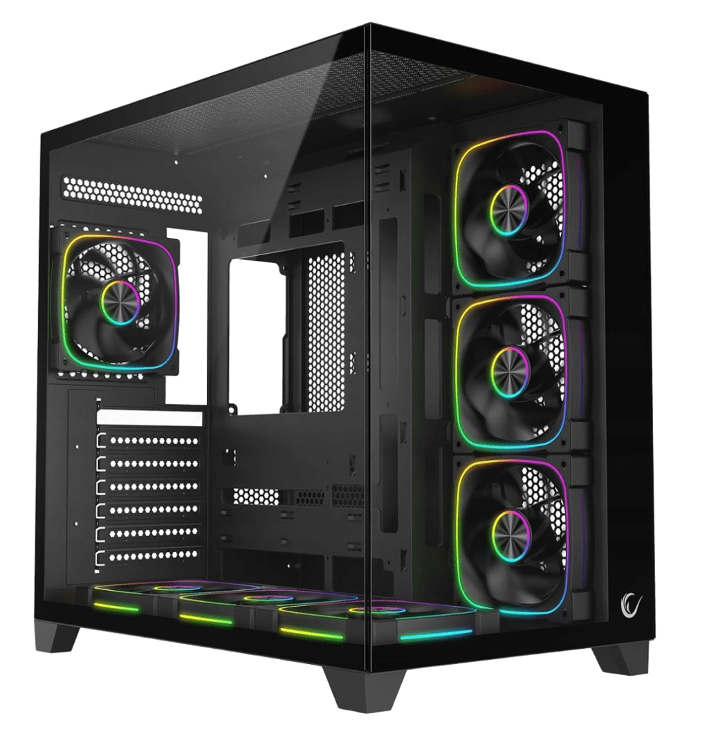 Obudowa Rampage Sealite 7xFan ARGB Czarna